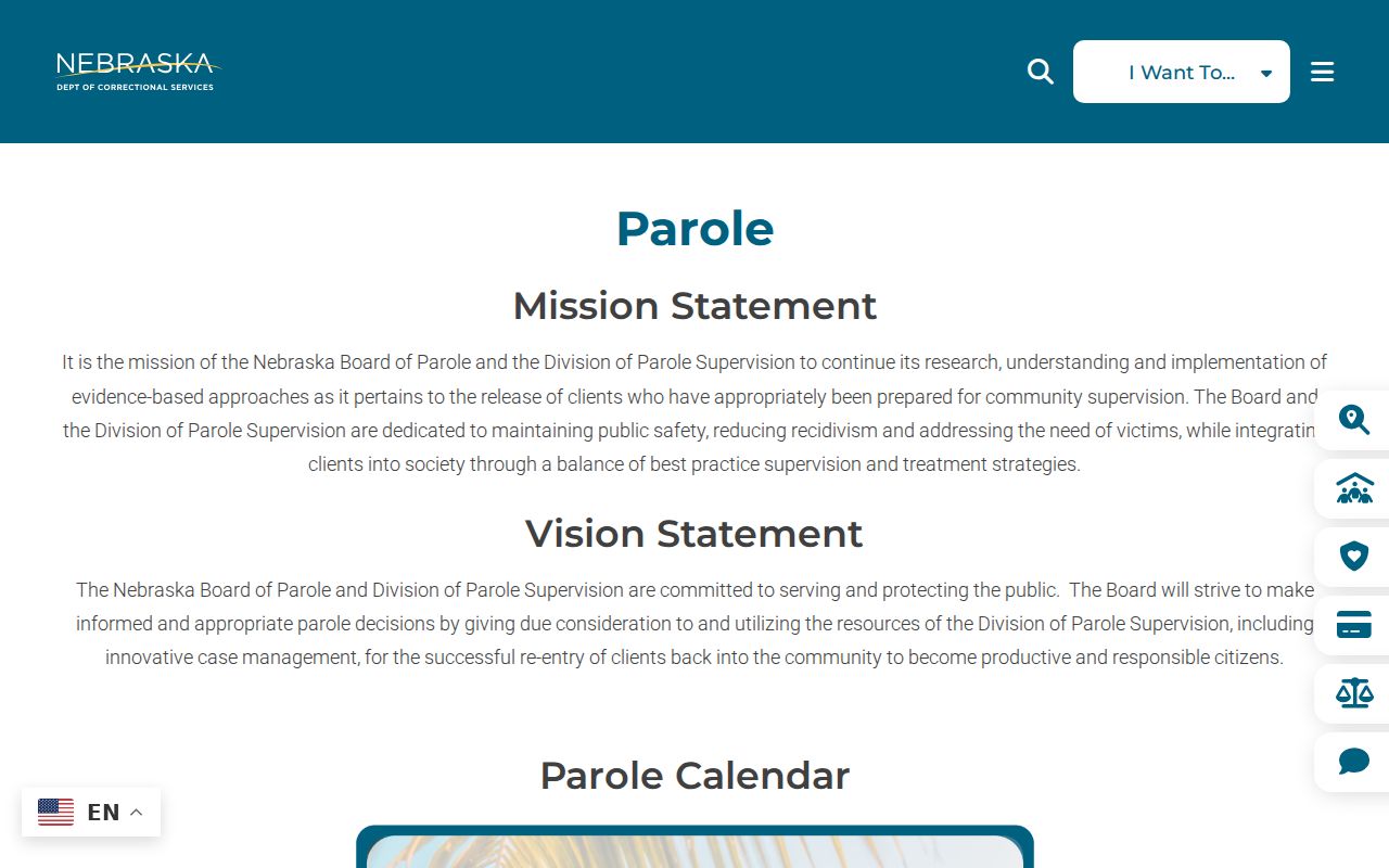 Red Willow County criminal history Nebraska parole information